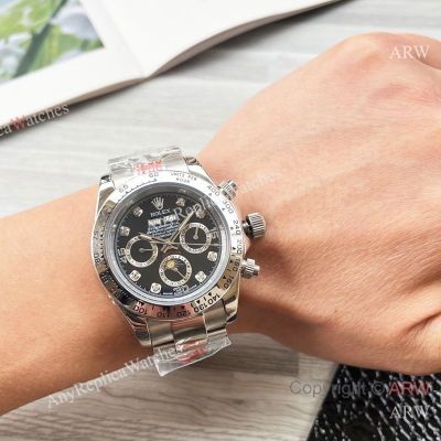 High Quality Replica Rolex Cosmograph Daytona Different Colors Strap 2-Tone Face Dial Different Colors Bezel Fashion Watch 40*12.4mm